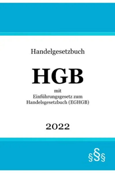 Handelsgesetzbuch HGB 2022