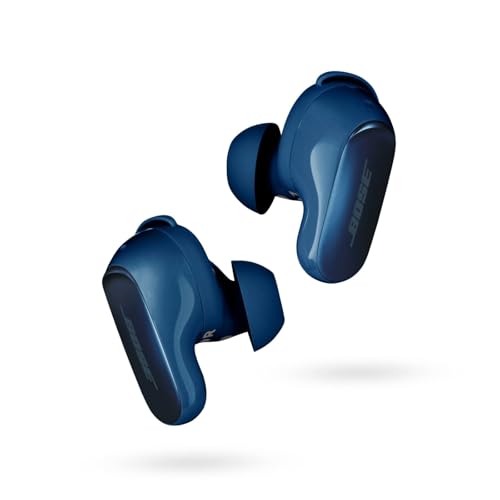 Bose QuietComfort Ultra Wireless Earbuds, Noise Cancelling Earbuds, Bluetooth Earbuds with Spatial Audio and World-Class Noise Cancellation, Lunar Blue - Limited Edition Color - Lunar Blue