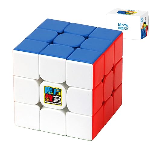 Cubo de Velocidad, MOYU RS3M 2020 3x3 Speed Cube Magnética Versión Cubo Mágico Puzzle Cubo Elasticidad Ajustable para Girar Suavemente Cubo Rápido Juguetes - RS3M 2020