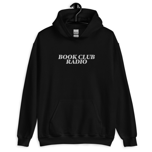 Book Club Radio Logo Black Hoodie | M