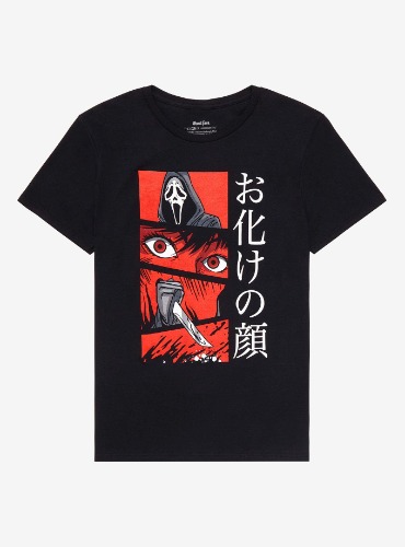 Scream Ghost Face Manga Panels T-Shirt