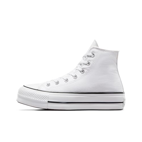 Converse High Top Sneakers - White/Black/White