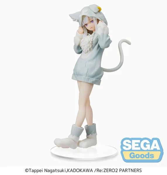 Re:Zero Starting Life In Another World - Emilia: The Great Spirit Puck - Sega SPM Prize Figure (Pre-order) Jul 2022