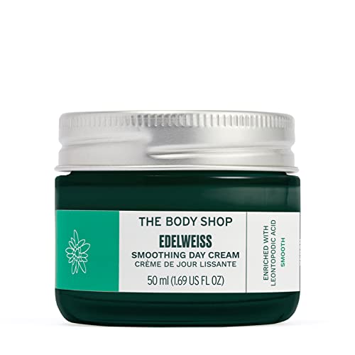 The Body Shop Edelweiss Smoothing Day Cream – For Smoother Looking Skin – Vegan – 50ml