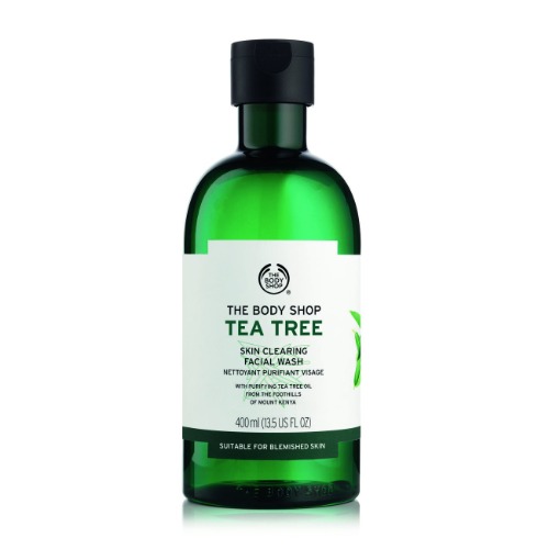 The Body Shop Tea Tree Skin Clearing Facial Wash, 13.5 Fl Oz (Vegan) - TEA TREE 8.45 Fl Oz (Pack of 1)