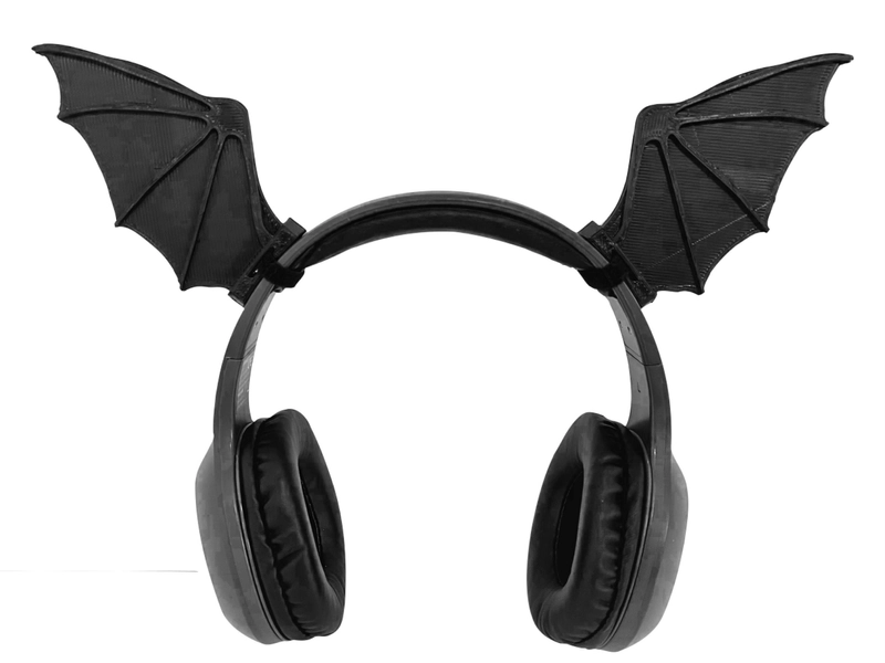 Bat Wings Headset Attachments & Cosplay Props.  Twitch Streamer Gaming Headset Attachment
