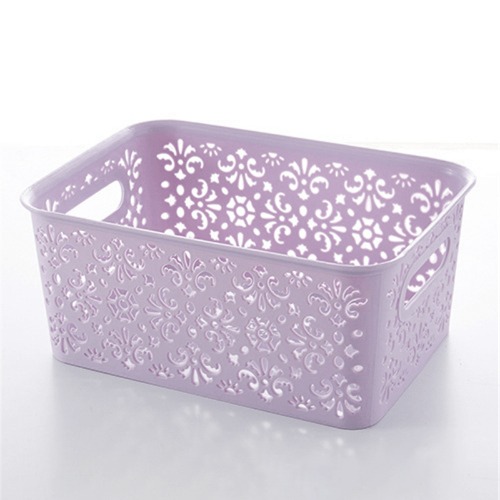 Patterned Storage Baskets - Lilac (Small)