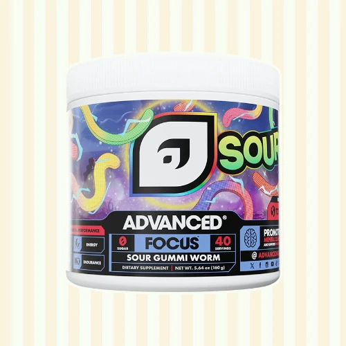 Sour Gummi Worm Focus Drink Powder ☆
