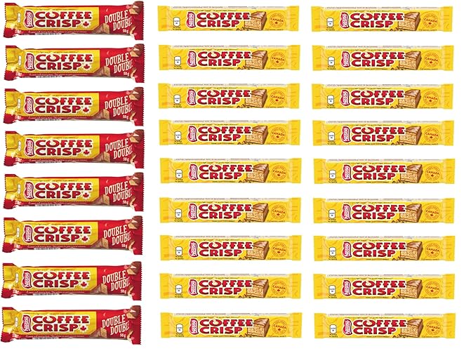 16 Coffee Crisp (Regular) + 8 Coffee Crisp Double Double by Snowbird Sweets_AB