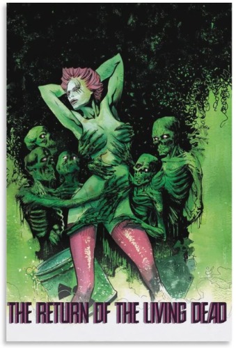Fbroceh Horror Thriller Movie Poster The Return of The Living Dead Poster Decorative Painting Canvas Wall Art Living Room Posters Bedroom Painting 12x18inch(30x45cm)