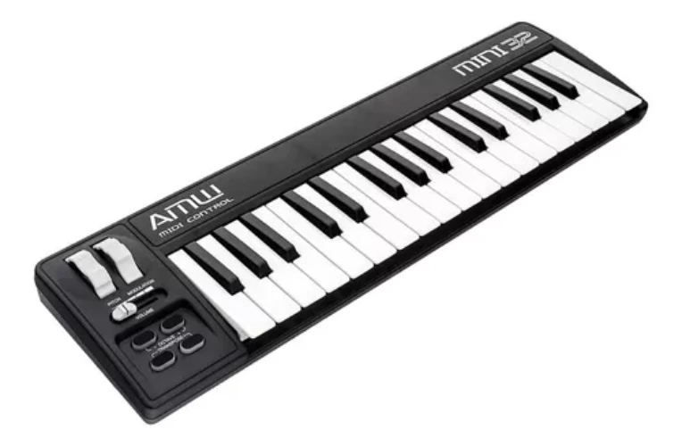 Amw Mini 32 Black Teclado Controlador Midi Usb Pro 32 teclas