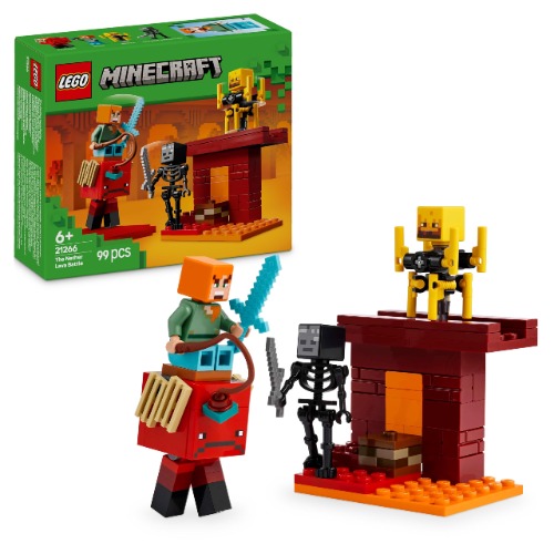 LEGO Minecraft De lavas battle in the Nether 21266