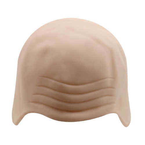Thick Bald Wig Skin Head Skull Cap Fancy Dress Cosplay Hat