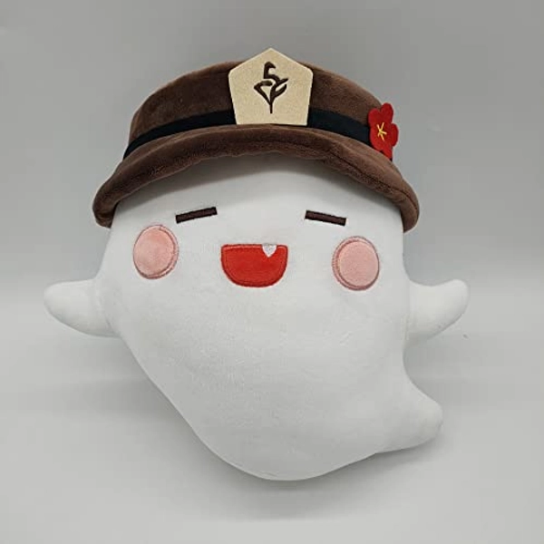 PIPPLER 11inch Hu Tao Ghost Plush Toy Cute Anime Game Plushie Animal Stuffed Doll Sofa Pillow Kids Birthday Gifts