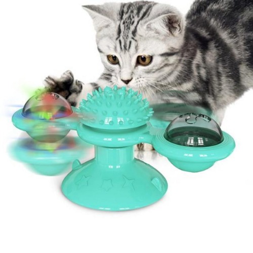 Cats Whirling LED Balls - Blue
