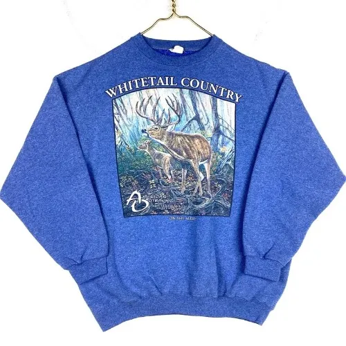 vintage wildlife sweater