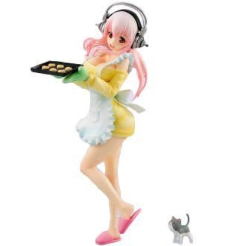 SoniComi (Super Sonico) - Sonico - Seikatsu Micchaku Shuzai Special Figure - Sweets Making Time - Pre Owned