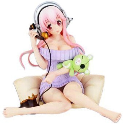 SoniComi (Super Sonico) - Sonico - Seikatsu Micchaku Shuzai Special Figure - Chatting Time ver - Pre Owned