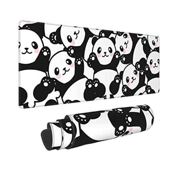 Cute Panda Print Mouse Pad