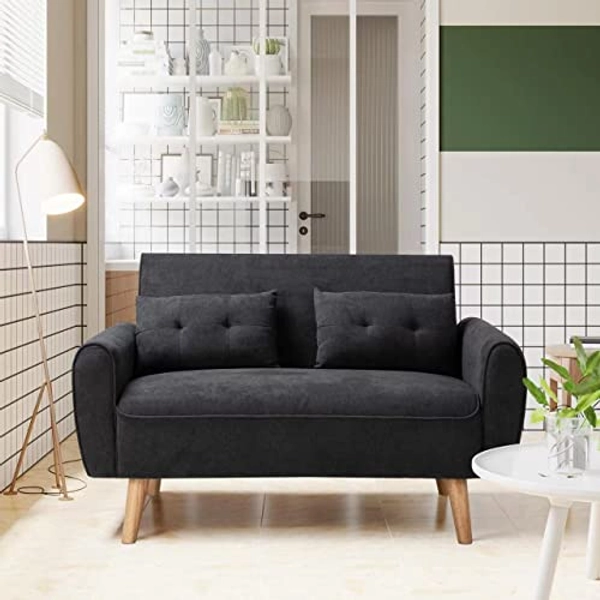 Vongrasig 47" Small Modern Loveseat Sofa