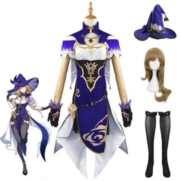Genshin Impact Lisa Minci Cosplay