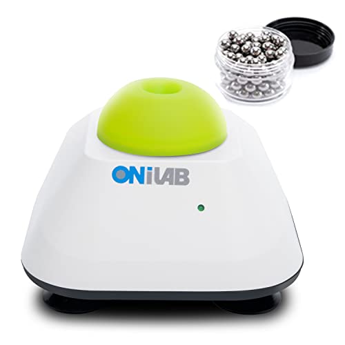 ONiLAB Mini Vortex Mixer with Touch Function, Lab Mixing, Nail Polish,Tattoo Ink,Eyelash Adhesives and Acrylic Paints Mixing, Lab Vortexer for Centrifuge Tubes and Test Tubes,Green - green