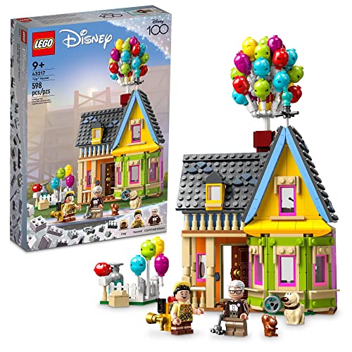 Lego Disney and Pixar ‘Up’ House Disney 100 Celebration Building Toy Set for Kids and Movie Fans Ages 9+, A Fun Gift for Disney Fans and Anyone Who Loves Creative Play 43217 