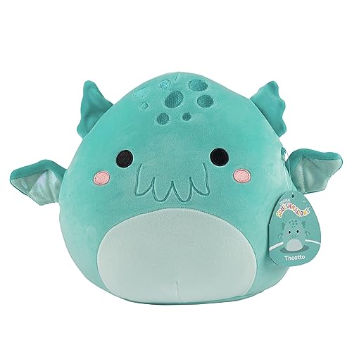 Squishmallows Original 10-Inch Theotto The Blue Cthulhu - Official Jazwares Plush - Collectible Soft & Squishy Stuffed Animal Toy - Add to Your Squad - Gift for Kids, Girls & Boys