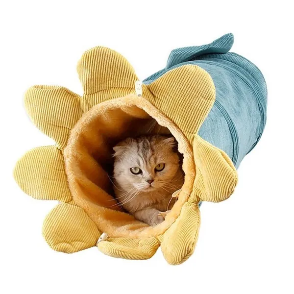 Summer Garden Corduroy Cat Tunnels by Estilo Living