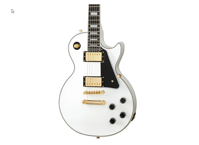 Epiphone Les Paul Custom Electric Guitar Alpine White | Guitar Center