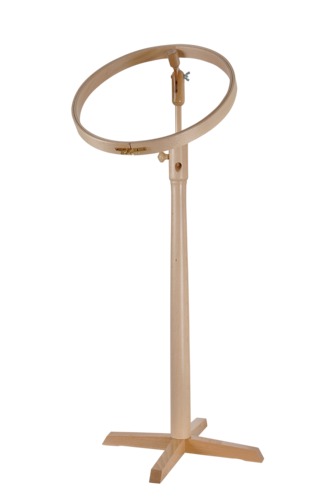Klass & Gessmann Embroidery Floor Stand with Hoop | The Ribbon Rose