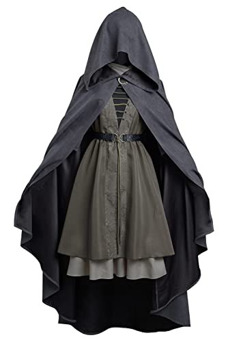 Elden Melina Ring Cosplay Costume Women Melina Figure Dress Cape Cloak Uniform Outfits Halloween Party Suit with Scarf - M - Melina Outfit