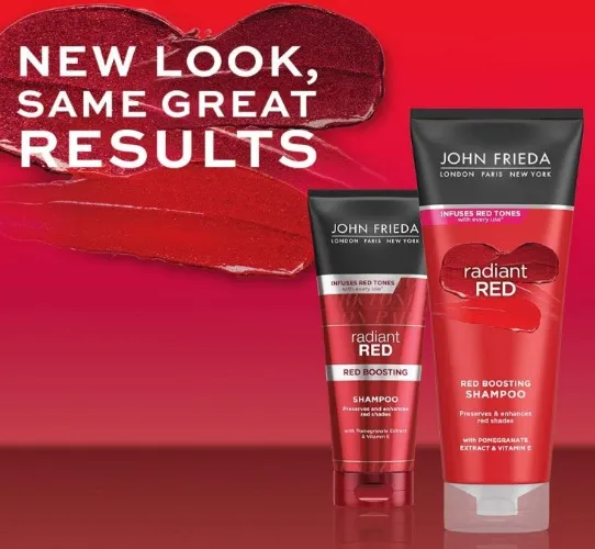 John Frieda Radiant Red Boosting Shampoo, 250 ml - Shampoo Single