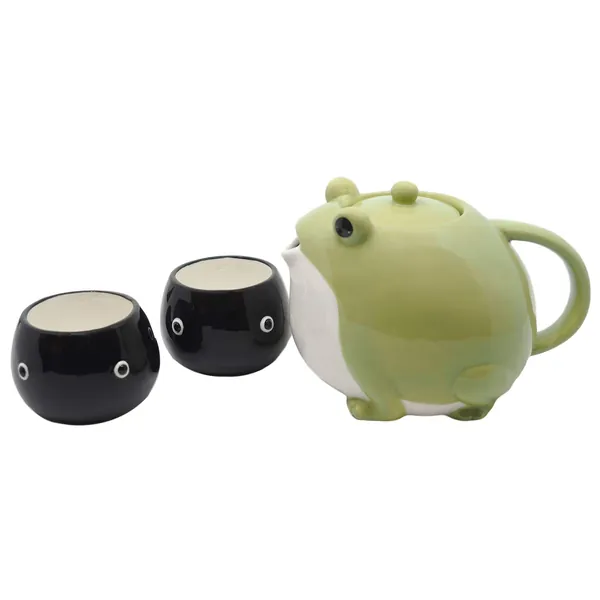 Teapot & teacup tea frog San Art Gift Goods Character Goods Store - Green