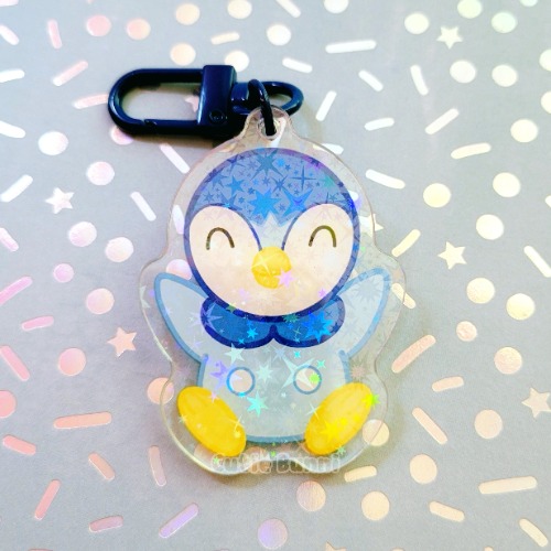 [Pokemon] Piplup Acrylic Charm Keychain