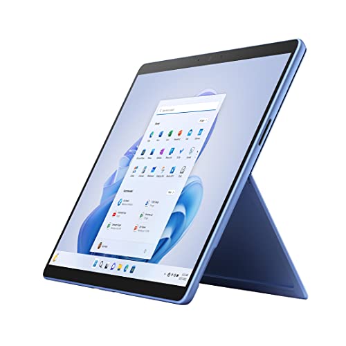 Microsoft Surface Pro 9 (2022), 13" 2-in-1 Tablet & Laptop, Thin & Lightweight, Intel 12th Gen i5 Fast Processor for Multi-Tasking, 8GB RAM, 256GB Storage with Windows 11, Sapphire - Intel Evo i5 - 8GB 256GB Storage - WiFi - Sapphire
