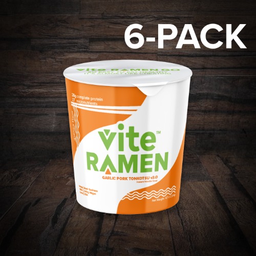 6 Pack Vite Ramen GO - Garlic Pork Tonkotsu