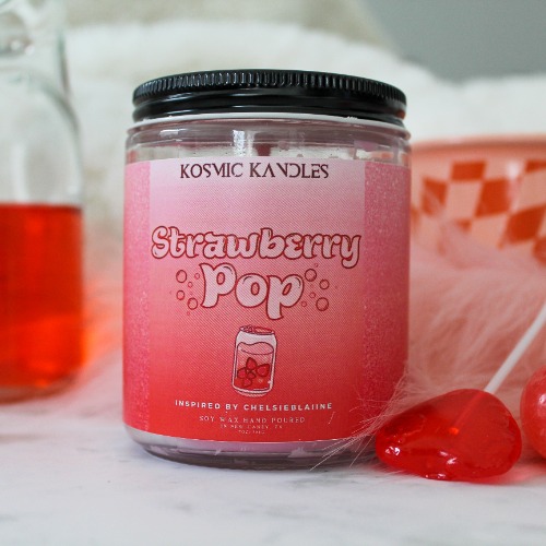 Strawberry Pop - ChelsieBlaiine - 3oz Wax Melt