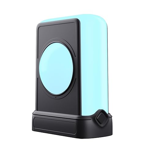 YOWU Crystal Headphone Stand - 3 in 1 Multiport Dock Headest Stand with 10 Magical Light Modes - RGB Headphone Holder for Desk.Compatible with AirPods Max,etc (Black) - Black