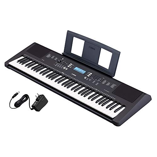 Yamaha PSREW310 76-Key Touch Sensitive Portable Keyboard with PA130 Power Adapter - Power Supply Included