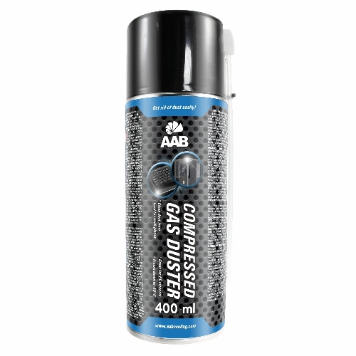 AAB Compressed Gas Duster 400ml - Air Duster for Cleaning Computer, Keyboard, and Other Office Equipment, Air Compressor, Compressed Air for PC, Cleaner, Aerosol Duster, Can Computer Cleaning Kit