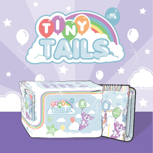 TinyTails | XLarge / Not Scented / Sample- 2 Diapers