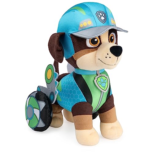 GUND PAW Patrol Rex in Heroic Standing Position, Premium Stuffed Animal for Ages 1 and Up, 12”
