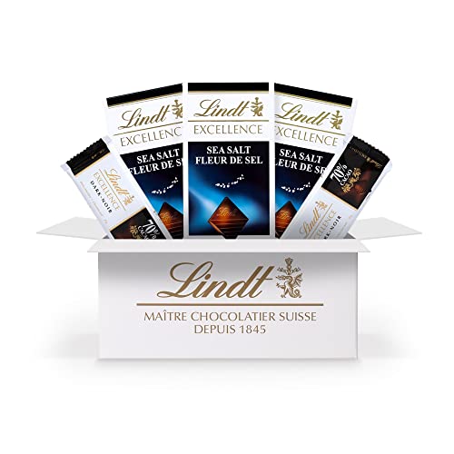 Lindt EXCELLENCE Dark Chocolate Bar Variety Pack, 370 Grams - Dark - 370g
