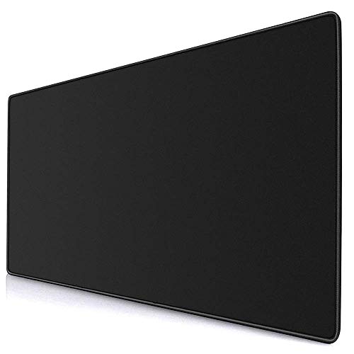 YEBMoo Extra Large Gaming Mouse Pads/Extended Protective Office Desk Mouse Mat Non-Slip Professional Precision Tracking Surface (31.5" x 15.7") for PC Computer Laptop (80x40Black001) - 80x40black001