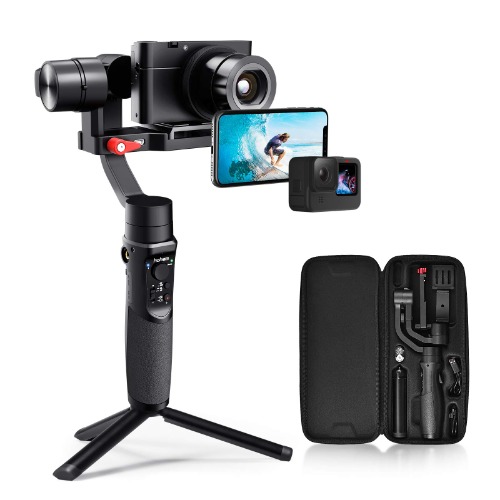 All in one Gimbal Stabilizer - 3-Axis Gimbal Stabilizer for Smartphone, Compact Cameras, Action Camera with 600° Inception Mode, Stabilizer Ideal for Vlogging, Live Video, YouTube - iSteady Multi - 