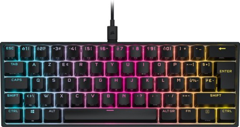 Corsair K65 RGB Mini 60% Mechanisch Azerty BE Gaming Toetsenbord - MX Red