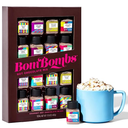 BomBombs, Hot Chocolate Mix Gift Set in Mini Bottles