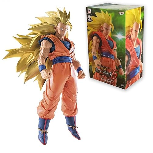 Banpresto Dragon Ball Super Saiyan 3 Goku Sculptures Big Budoukai 6 Volume 5 Figure, 6.3"