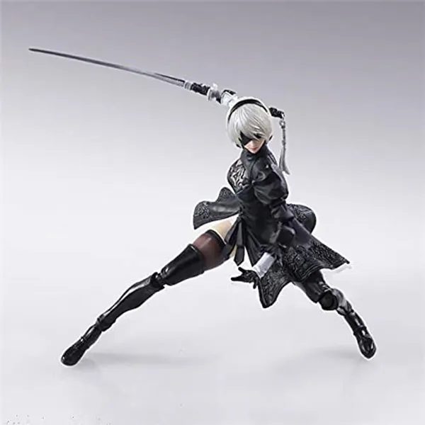 New Movable 15CM PA Anime Dropshipping Game NieR Automata 2b YoRHa Action Figures Toys With Accessories And Movable Joints Premium Version Model Toys Desktop Collectible Ornaments Birthday Gift Boxed
